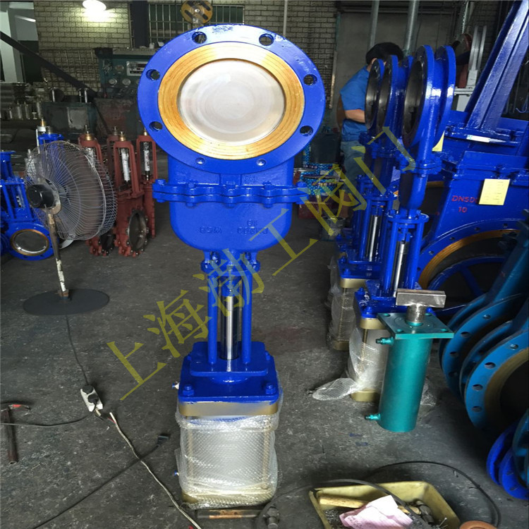 DMZ673X气动暗杆刀闸阀 DMZ673X-16C 污水处理用刀闸阀