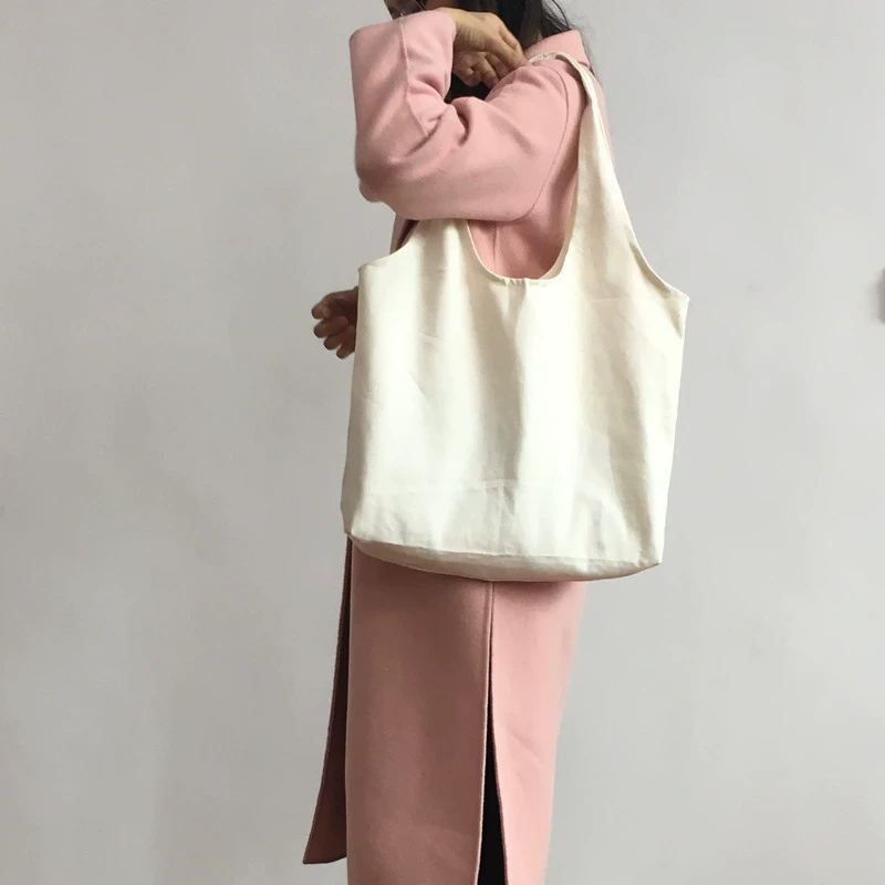 Емкая свежая сумка для покупок, одноколенная сумка, корейский стиль
