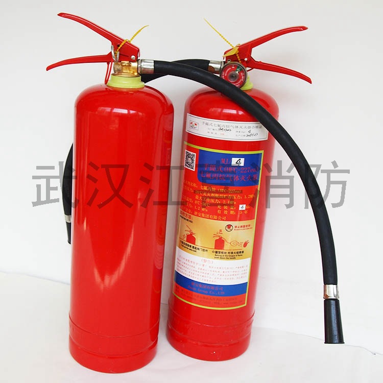 浙安手提式七氟丙烷灭火器洁净气体机房电房23458kg检验报告