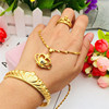 Brass jewelry, accessory, bracelet, ring, pendant, set, 3 piece set, wholesale