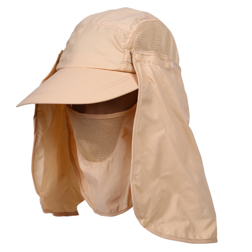 Wholesale outdoor 360-degree anti-UV quick-drying hat, sun visor, jungle hat, fisherman hat, fishing hat