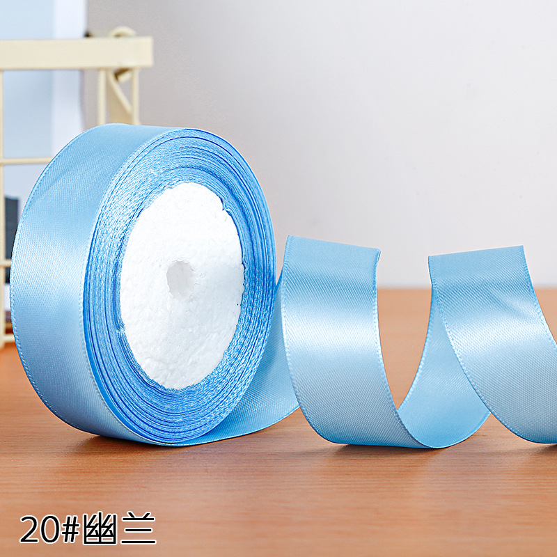 Fábrica al por mayor 2cm cinta hecha a mano cinta de poliéster caja de regalo cinta floral cinta para hornear cinta decorativa