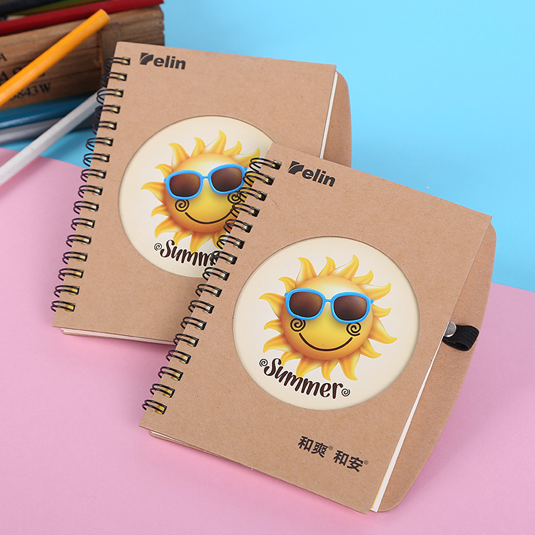 coil Diary Soft copy notebook customized logo Cartoon Student stationery Loose-leaf The coil wholesale Customize
