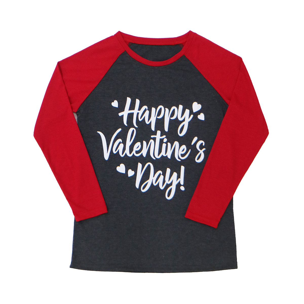 Womens Color Block Long Sleeve T Shirt Letter Print Round Neck Spring Style Wholesale Available