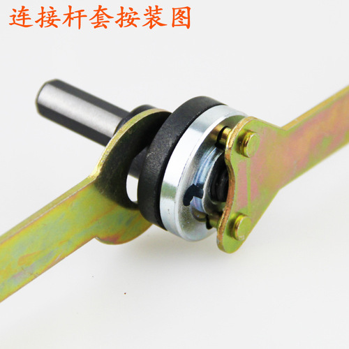 Disc flocking sandpaper self-adhesive polishing disc connecting rod hand electric drill angle grinder connecting rod pistol drill accessories