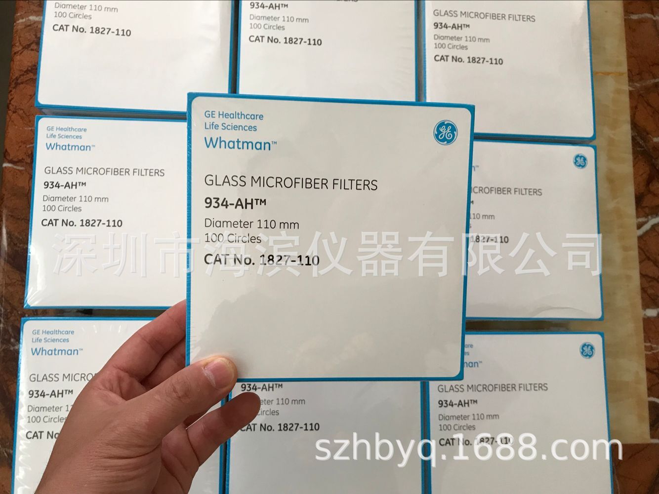 WHATMAN玻璃纤维过滤膜1827-110  110MM  934-AH滤纸过滤纸批发