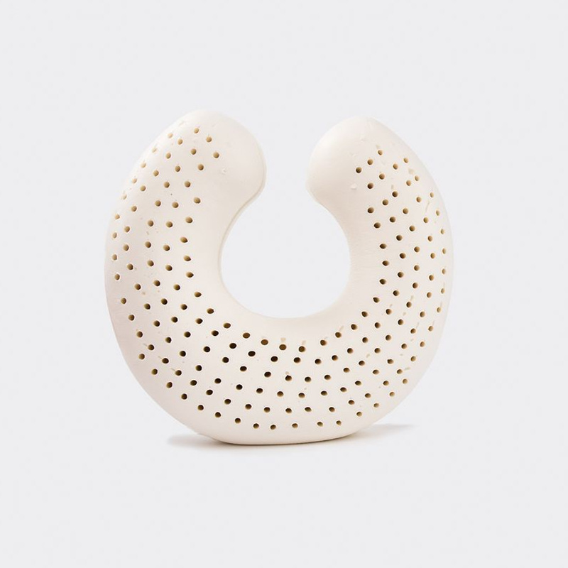 U-shaped pillow cervical vertebra pillow Thailand Imported Natural latex pillow Manufactor Direct selling U-shaped pillow Noon break massage pillow