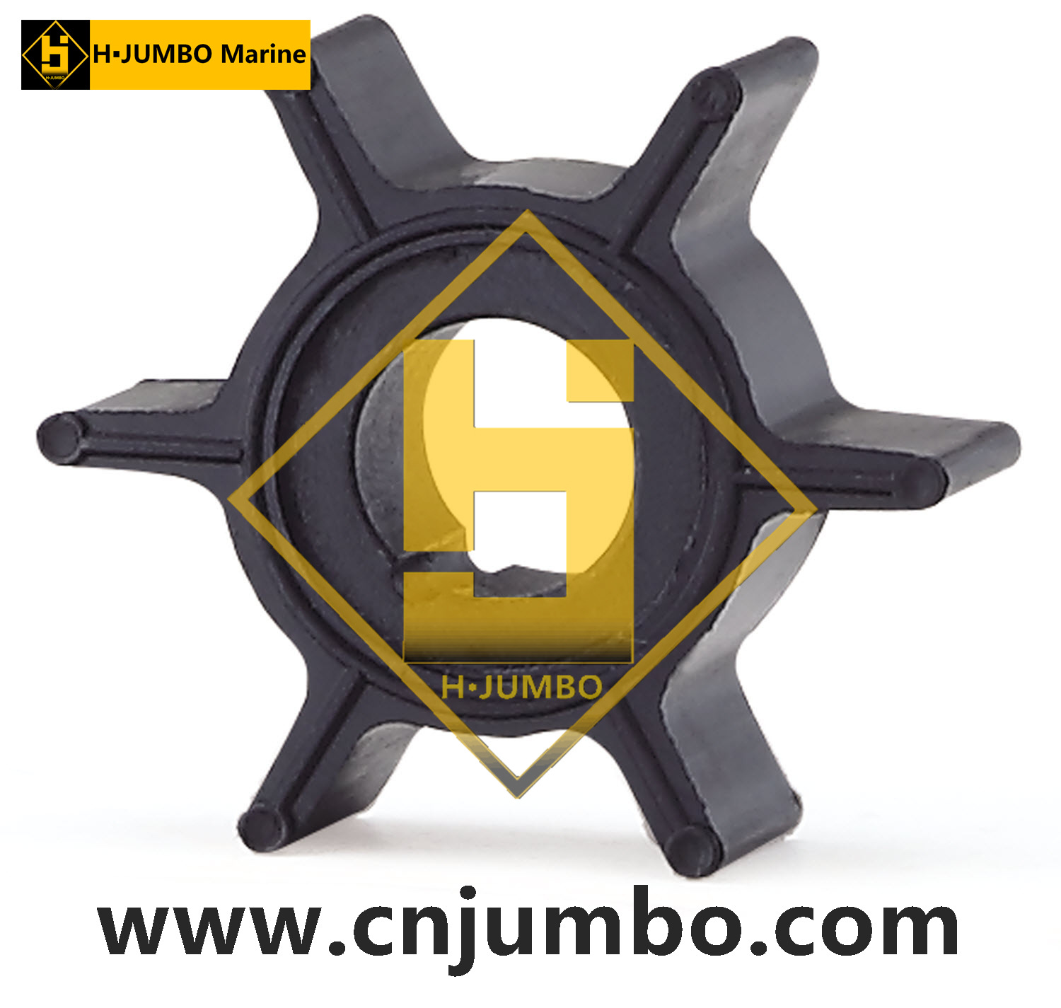 Mercury水星船外机橡胶叶轮HJB-P-149 Replace47-16154-3/3.3-6hp