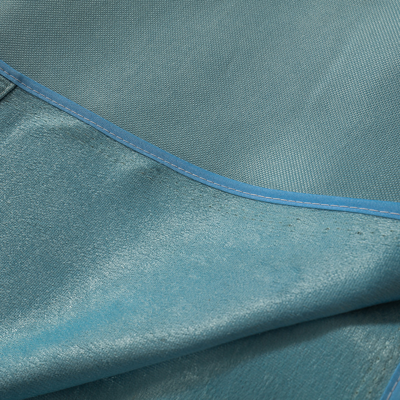 簡約現代素色工程窗簾布料批發加厚棉麻遮光白絲絨麻客廳臥室窗簾