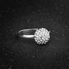 Sophisticated elegant wedding ring, bright catchy style, diamond encrusted, simple and elegant design, wholesale