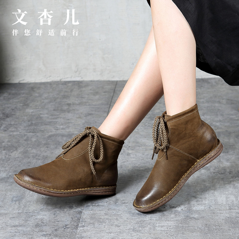 Bottes femme WHENSINGER      en En cuir - Ref 3354743 Image 3