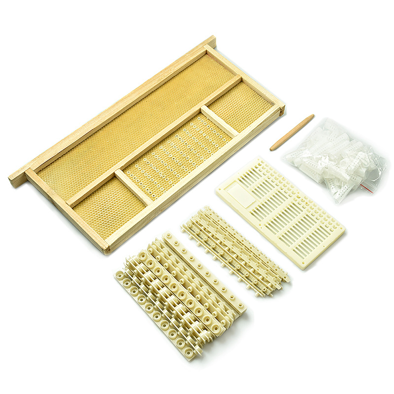 中蜂免移虫育王器养蜂工具蜂具全套蜂箱育王盒房台底条王台基座