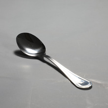 不銹鋼勺304不銹鋼飯勺廚房餐具大尖勺 日用西餐調羹勺西瓜兒童勺