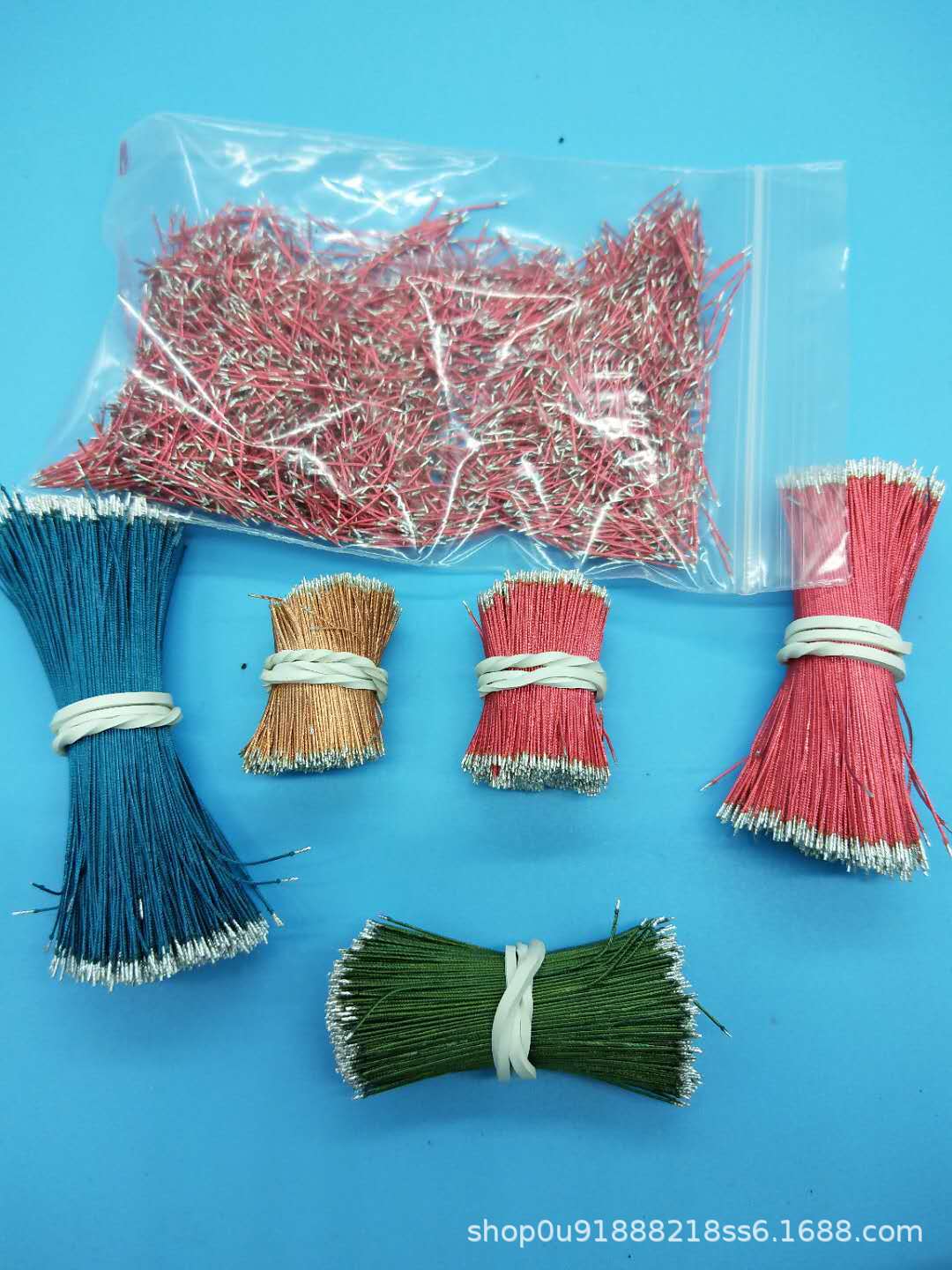 线束厂家生产0.3漆包线多股绞合上锡加工漆包线8/0.08电机引线