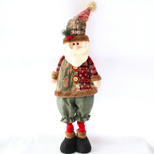 Christmas decorations, Christmas scene window display ornaments, creative Christmas decorations, Santa Claus figurine