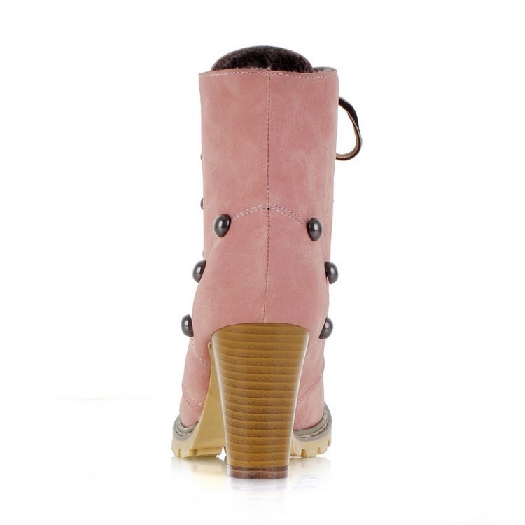Bottes femme en PU artificiel - Ref 3355200 Image 13