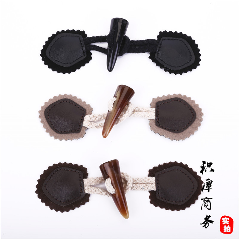 速卖通新款皮革对扣大衣风衣外套搭扣太阳花黑色咖啡驼色对扣