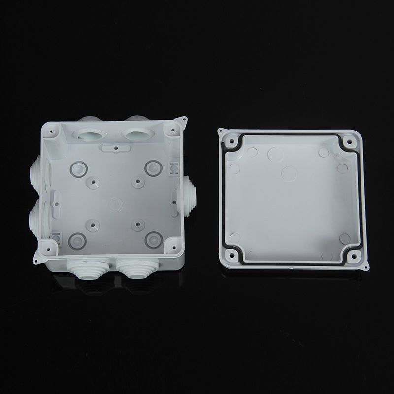 Manufacturer supplies ABS waterproof junction box 100x100x70mm wire distribution box waterproof box plastic terminal box