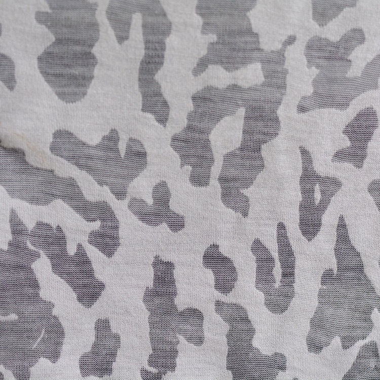 涤粘TR单面烂花32sTR 夏季轻薄女装T恤面料