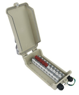 厂家直销 接线盒 防水 10对STB防雷模块室外配线盒防潮电缆