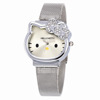 Cartoon steel belt, watch for leisure, cute children's quartz watches, simple and elegant design