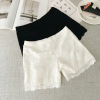 Spring and summer new pattern modal Lace double-deck Primer Safety trousers Hollow Middle-waisted Boxer female DK10