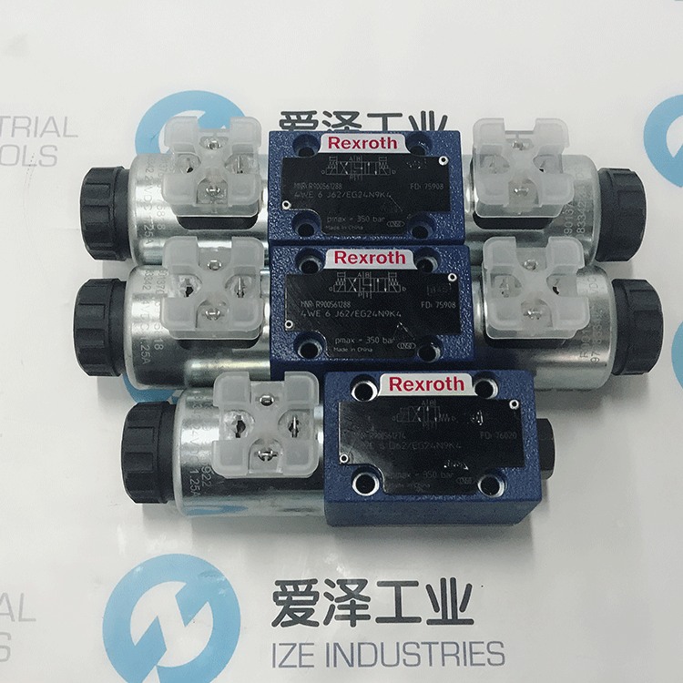 REXROTH阀4WE6J62/EG24N9K4现货供应爱泽工业