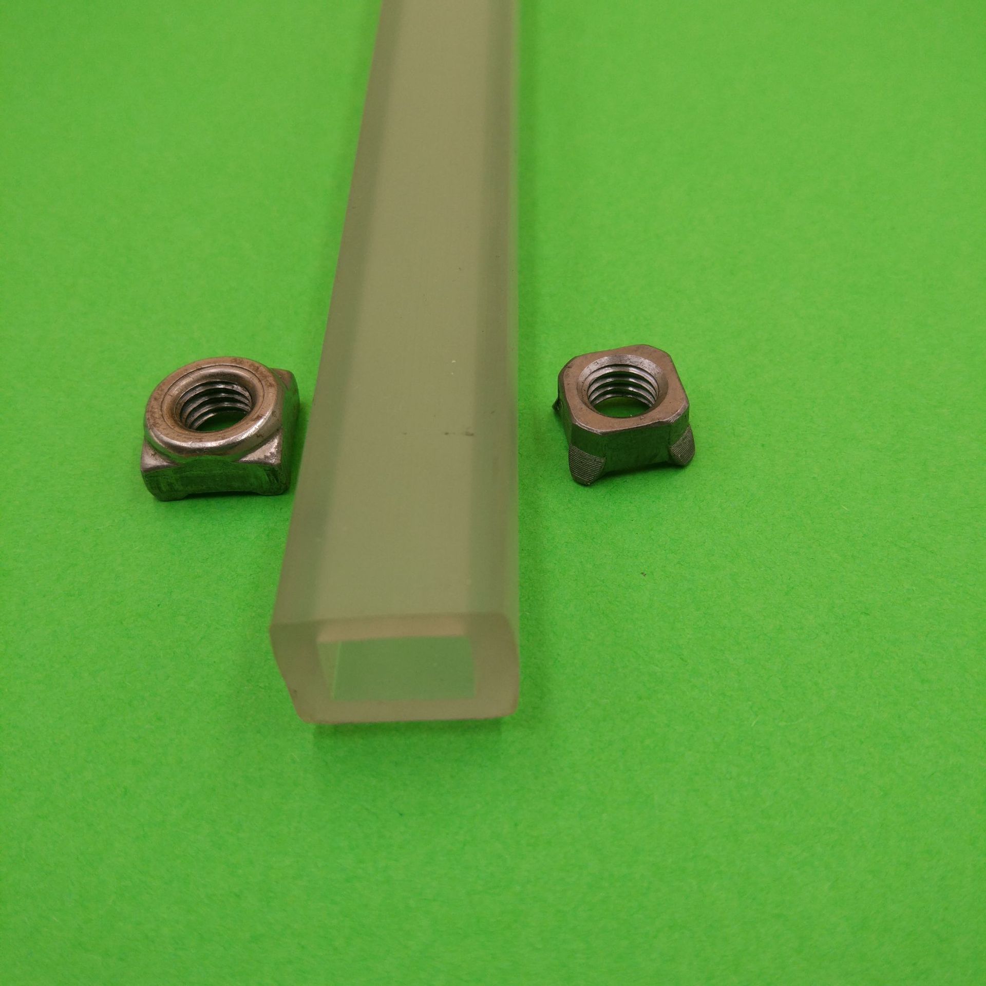 厂家供应 PVC软质输送方管, 焊剂螺母输送软方管 透明