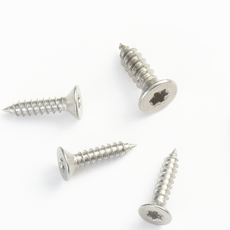 【304自攻】ST2.2/2.9/3.5/3.9不锈钢沉头梅花自攻螺钉防盗螺丝钉
