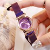 Poetry Gaudi Douyin Purple Women's Women's Watch Milan Magnetic Lazy Chic Quartz Watch Female Female Manufacturer Wholesale