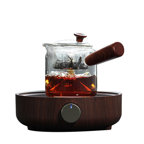 Taiwan Yilong temperature-sensitive heat-resistant glass kettle handle kettle household simple mini electric ceramic stove small steel gun speed tea stove
