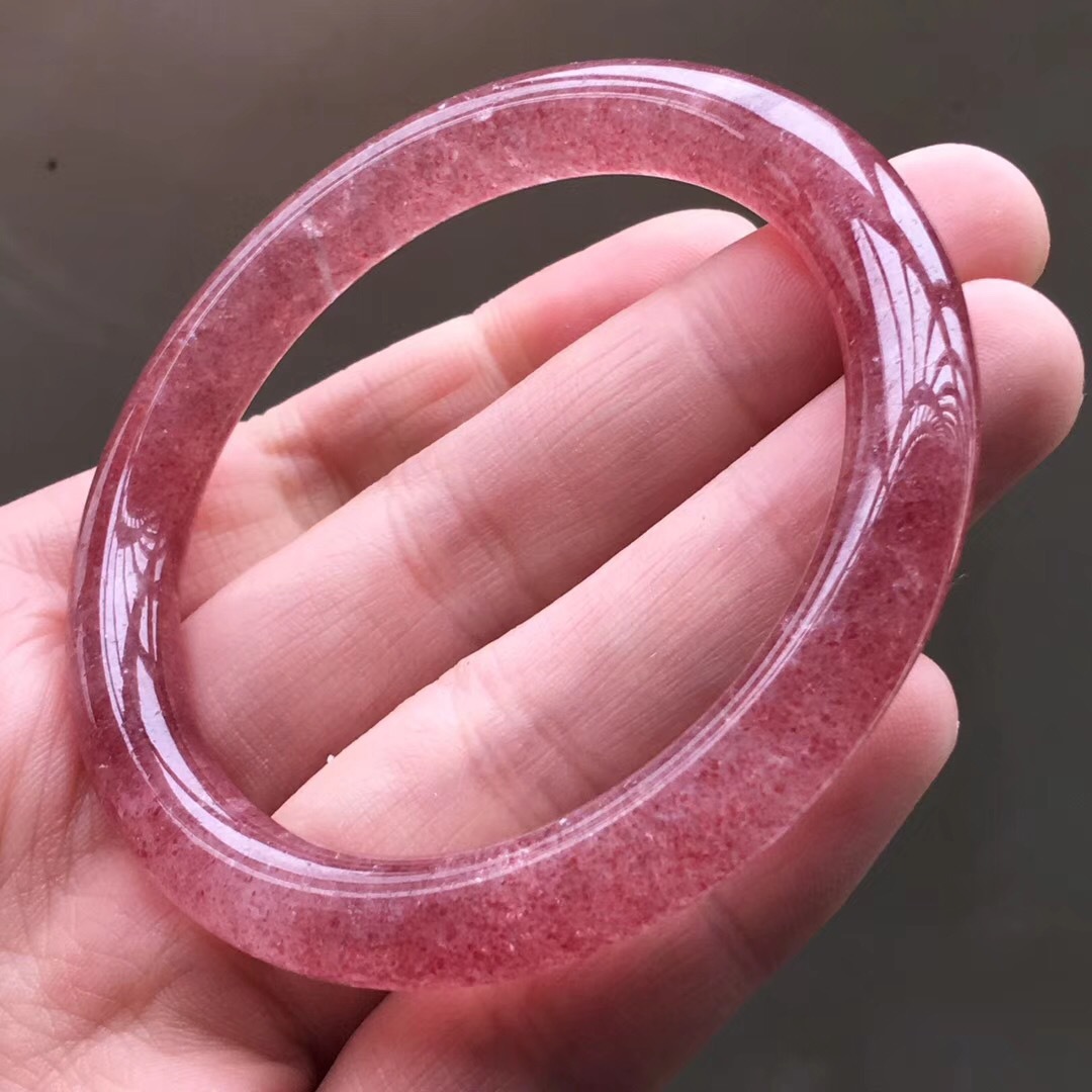 草莓晶手镯值得买吗,草莓晶是天然的吗,草莓晶适合什么属相(第14页)_大山谷图库