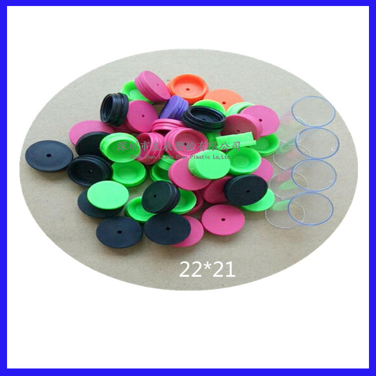 深圳厂家供应透明糖果包装管环保不易碎筒配硅胶盖PVC硬管外径21