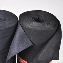 澳欧美供应服装辅料无纺布涤纶多色西装领底绒领底呢可加工定 制