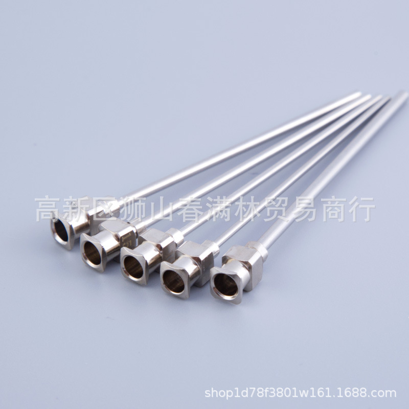 点胶针头加长不锈钢针头实验针头长针头尖头斜口针头 80MME18