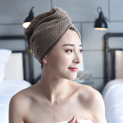 Japanese-style thickened dry hair cap for adults, strong absorbent dry hair towel, shower cap, turban, children's hair towel quick-drying cap