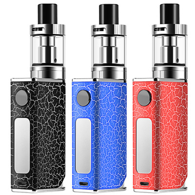 跨境新款時尚電子煙套裝80W時尚裂紋大功率蒸汽煙戒煙産品廠家批