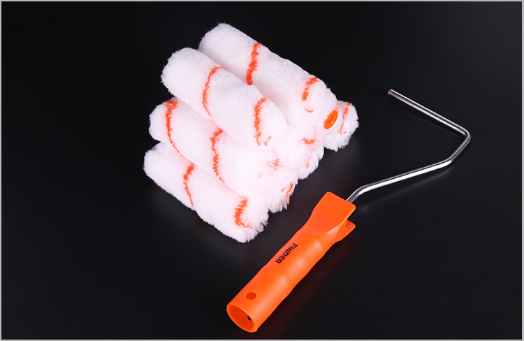 Discoverer Hardware 4 Inch Decoration Tools Wall Brush Trumpet Roller Brush Wholesale Polyester Paint Roller Brush Set Manufacturers undefined