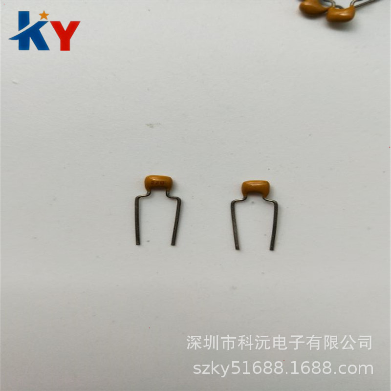 独石电容 22PF 220 50V 5.08mm脚距 CT4 22P/50V ±5% 无性