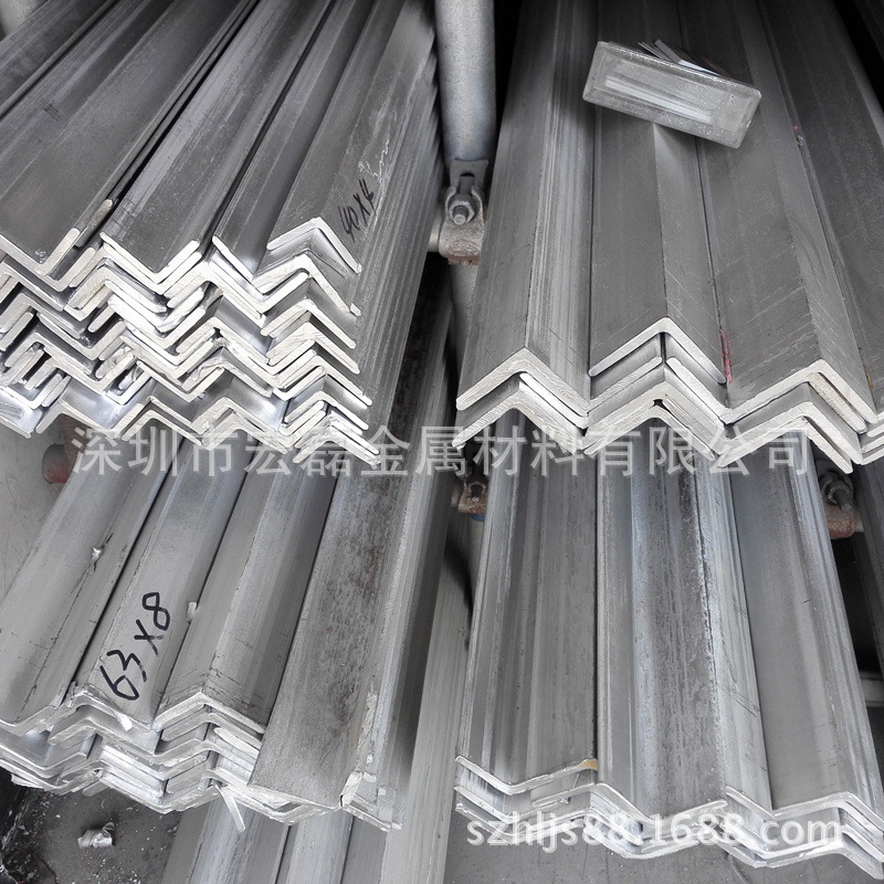 供应耐腐耐磨304不锈钢等边角钢 表面光滑 货架支撑架用料