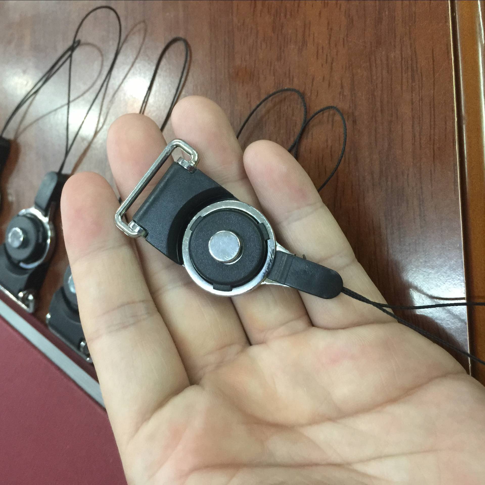 二合一挂绳扣 两件套拆分手机绳扣 手机指环扣壳绳 手机挂脖绳配|ms