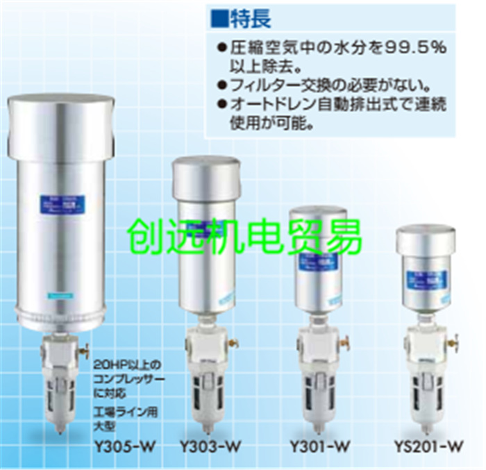 日本SANAI三爱SUN DRAIN除油器Y303＋F303