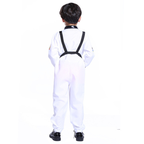Halloween Space Suit Performance Costume for Men and Women Party Show Costume Children's Astronaut Pilot Costume for Kids