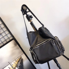 Korean Official Website Autumn/Winter New Personal Zipper Multi-Pocket Shoulder Bag Large Ins Women's Bag Casual Crossbody Handbag