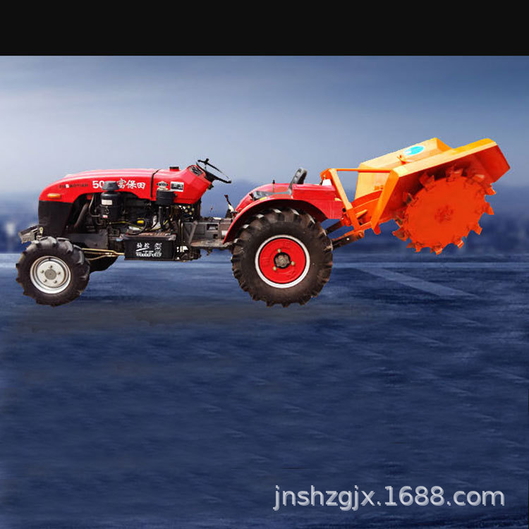 混凝土路面电线缆管道圆盘开沟机农用林业种植山药大葱链条挖沟机