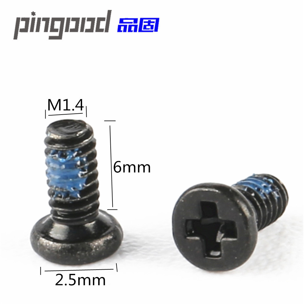 五金出定制黑色平薄头十字机牙防松螺丝 防腐蚀眼镜相机螺钉M1.4