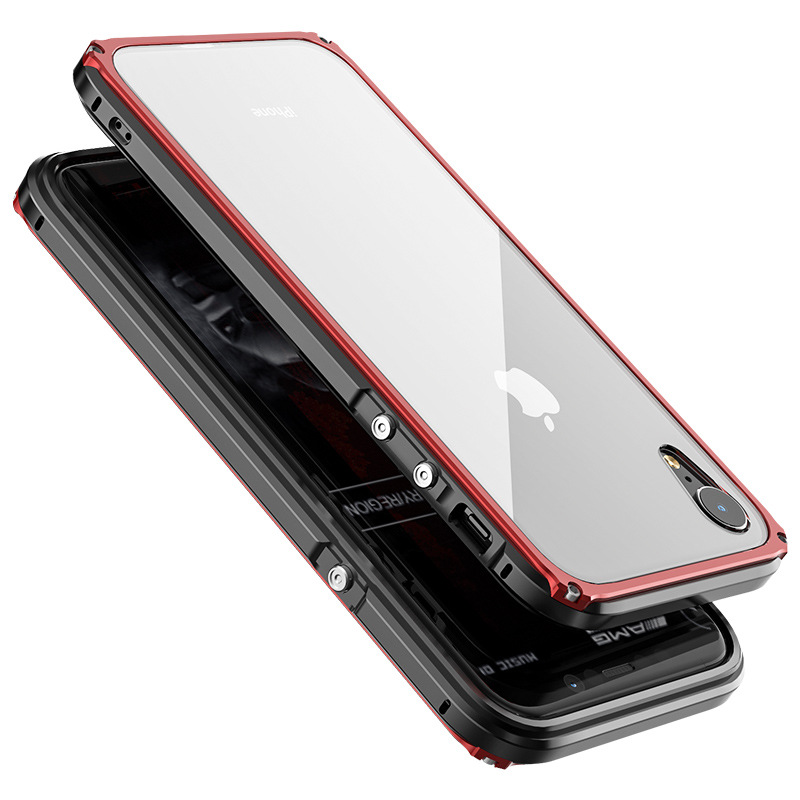 GINMIC Legend Slim Aluminum Metal Bumper Scratch Resistant PC Cover Case for Apple iPhone XS Max & iPhone XR & iPhone XS