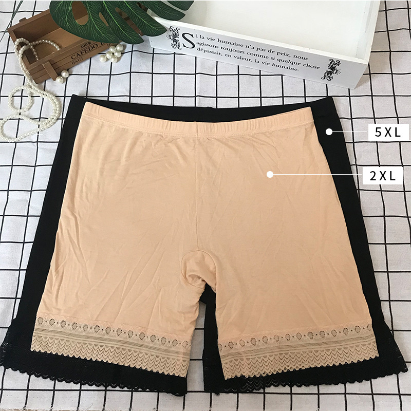 Large Safety trousers wholesale Bamboo fiber Three minutes of pants Pants anti emptied lace Safety trousers 300 Jin