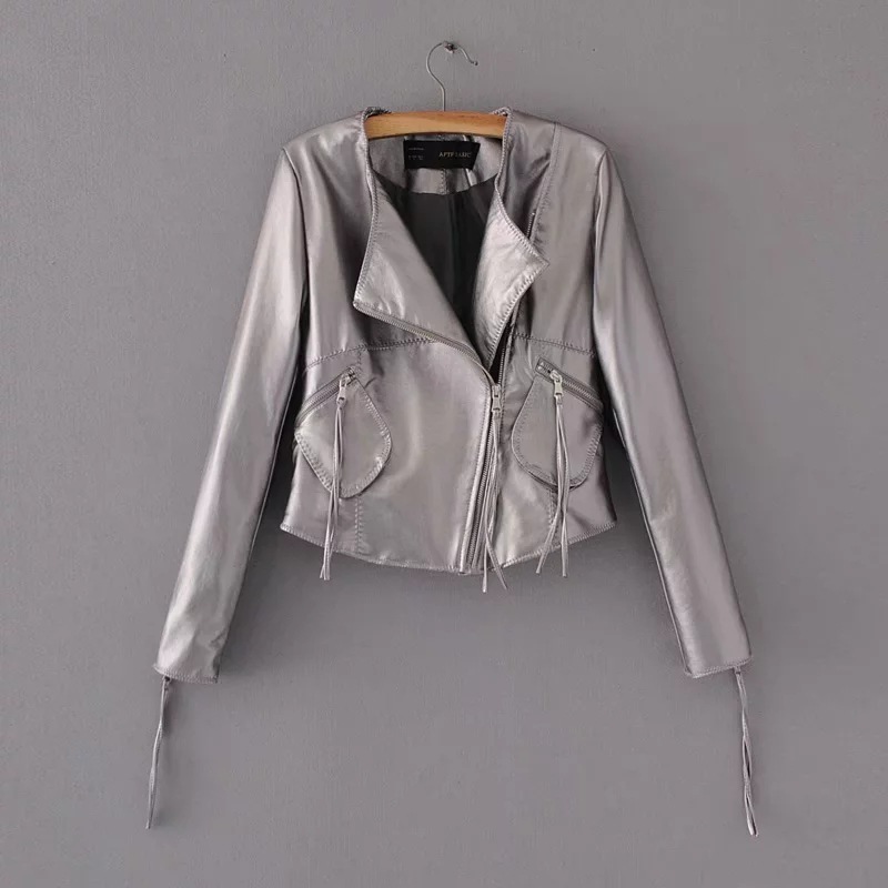 Veste cuir femme en PU - Ref 3331848 Image 15