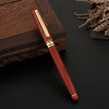 Handmade wooden pen Practical business office presented mahogany pen production company company logo wooden pen spot